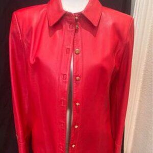 ST John Size Medium Red leather stunning!!